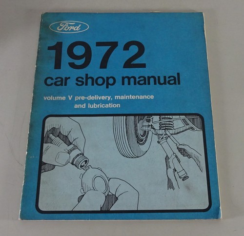 Werkstatthandbuch band ford - 5,