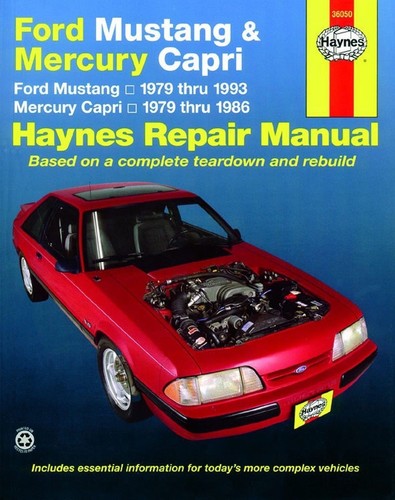 Reparaturhandbuch ford mustang - reparaturhandbuch,