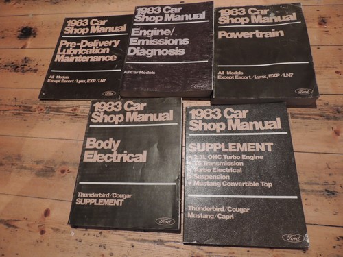 1983 service shop manual ford - 1983,