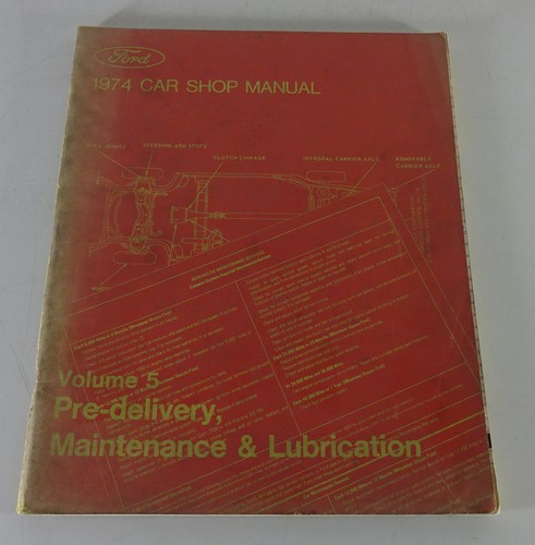 Werkstatthandbuch vol ford - vol, v