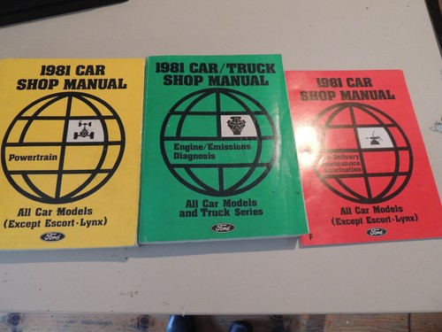 1981 shop manual mercury ford - shop,